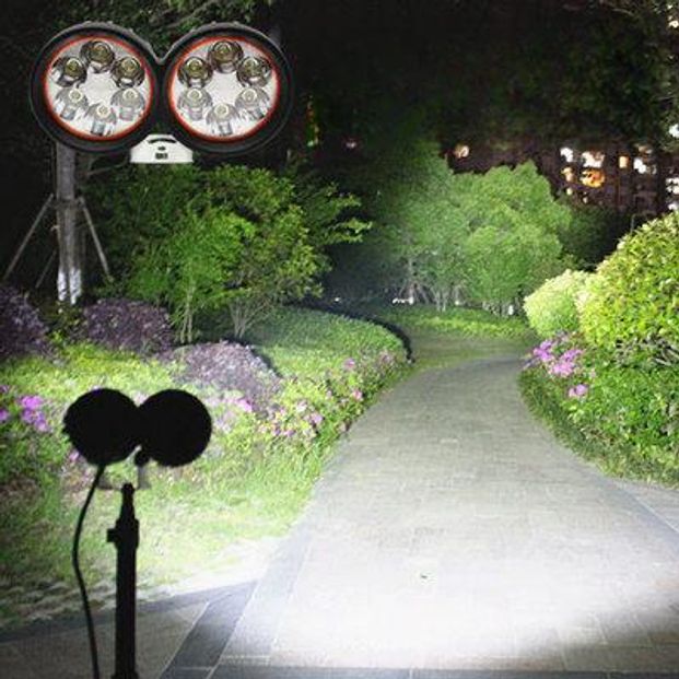 수중 랜턴 서치라이트 거치대 포함 해루질용 다이빙용 4등 다이아몬드 강한 밝기 + 점멸 고정 클립 - 상품 이미지