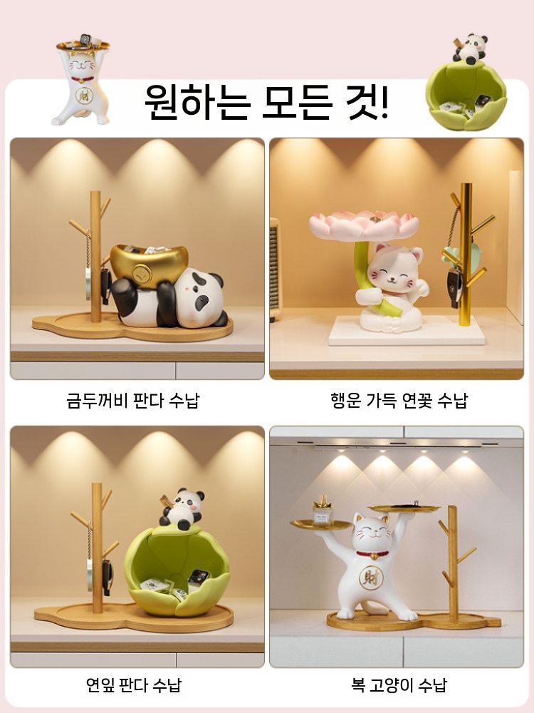 차키보관함 고양이 장식품 트레이 - 상세 이미지 5