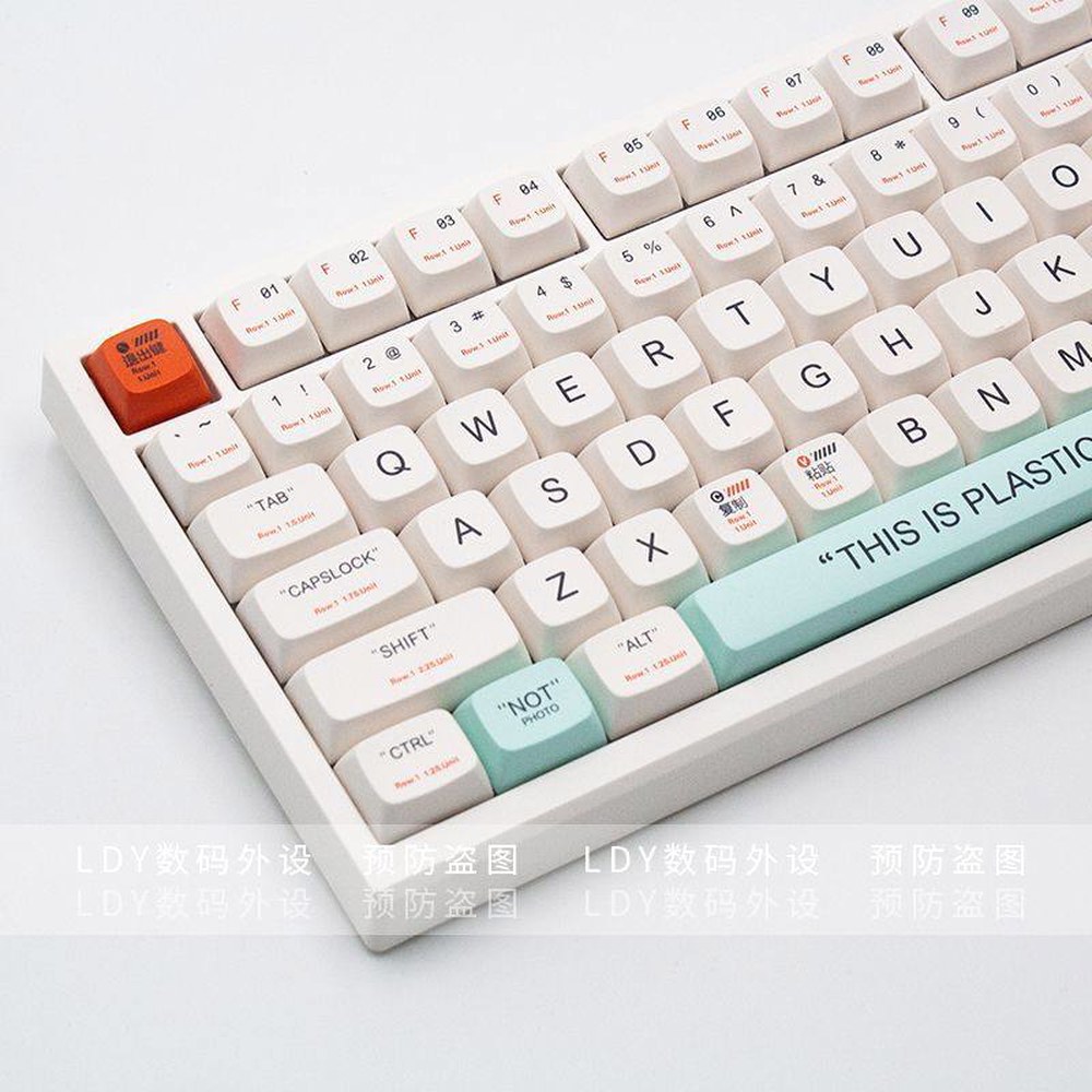 139키 쉬머 아연 Me 기계식키보드 커스텀 모조 봉투 XDA 비닐버튼캡 k 반투명 키캡 비닐버튼캡 139키 봉투 - 상세 이미지 3