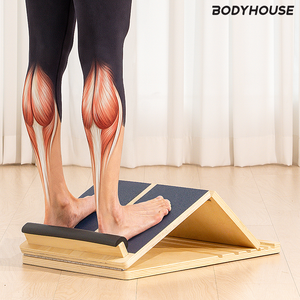 바디하우스 6단계 튼튼한 스트레칭보드 종아리 기구 풋 레그릴렉서 아킬레스건 발목경사대 제품 이미지