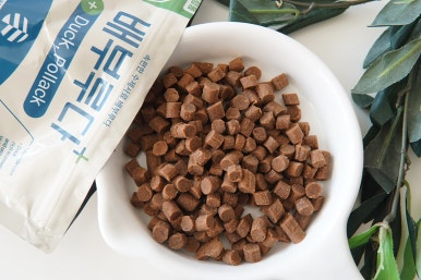 배부루다 수제 강아지 사료 프리미엄 가수분해 알러지 피부 눈 연어+황태, 1kg, 1개 이미지 2