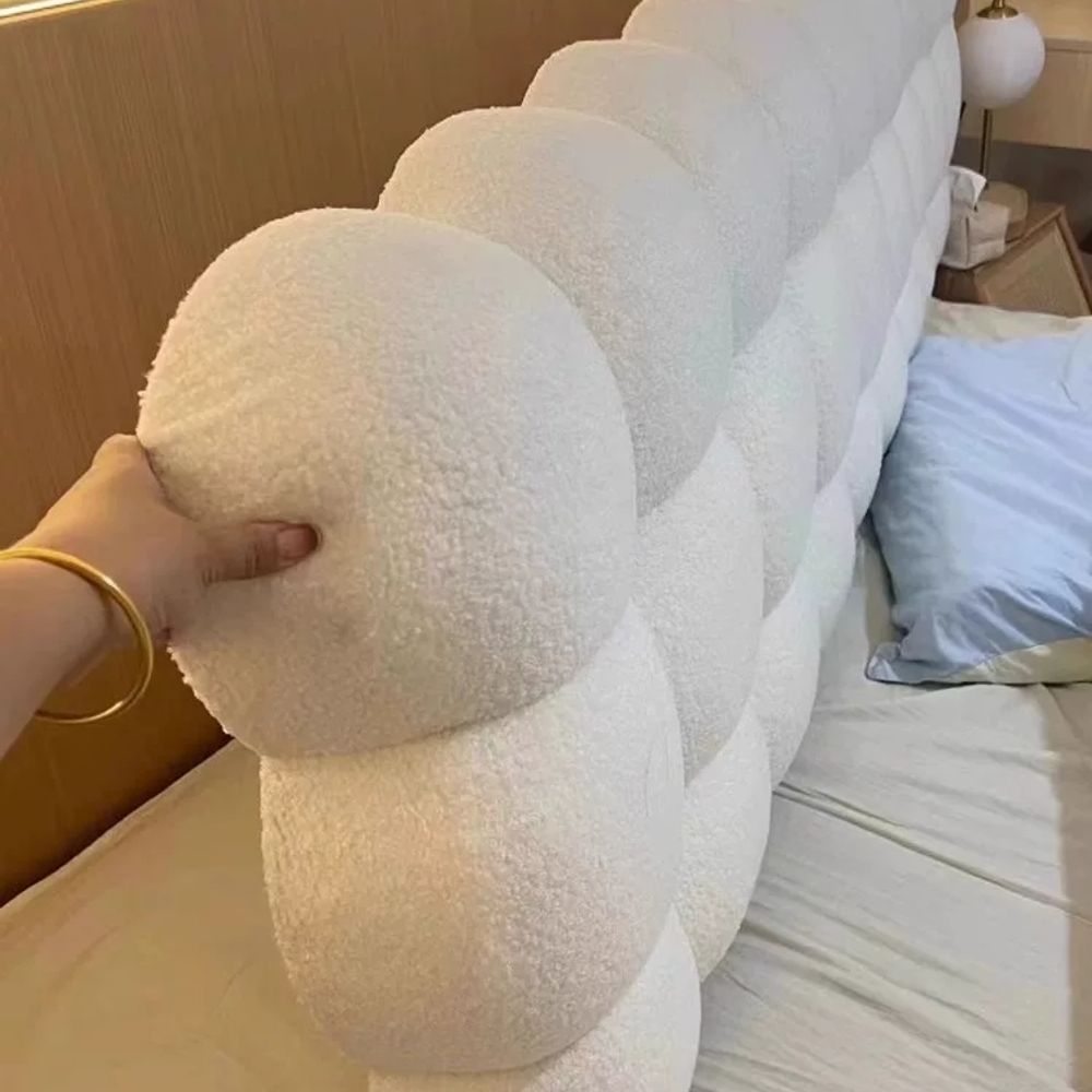 침대 헤드 A. Little Snowball Gaomi Teddy FceMilky 침실 아름다움, A. 9060 침대 옆면 포함 또는 미포함 두께 10CM - 상품 이미지