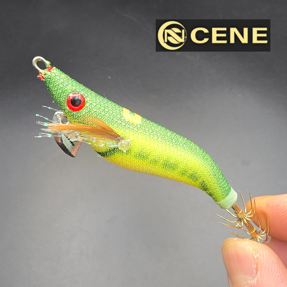 세네에기 이카 드롭퍼 쭈꾸미 갑오징어 낚시 드로퍼 한치 CENE 카포스 CE-046 꿀벌, 7cm - 상세 이미지 3