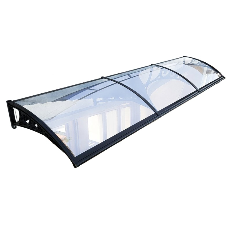 햇빛가리개 지붕 캐노피 처마 천막 비 판넬 비막이 전동차 베란다 밤색 차광막 야외 텐트 - 상품 이미지