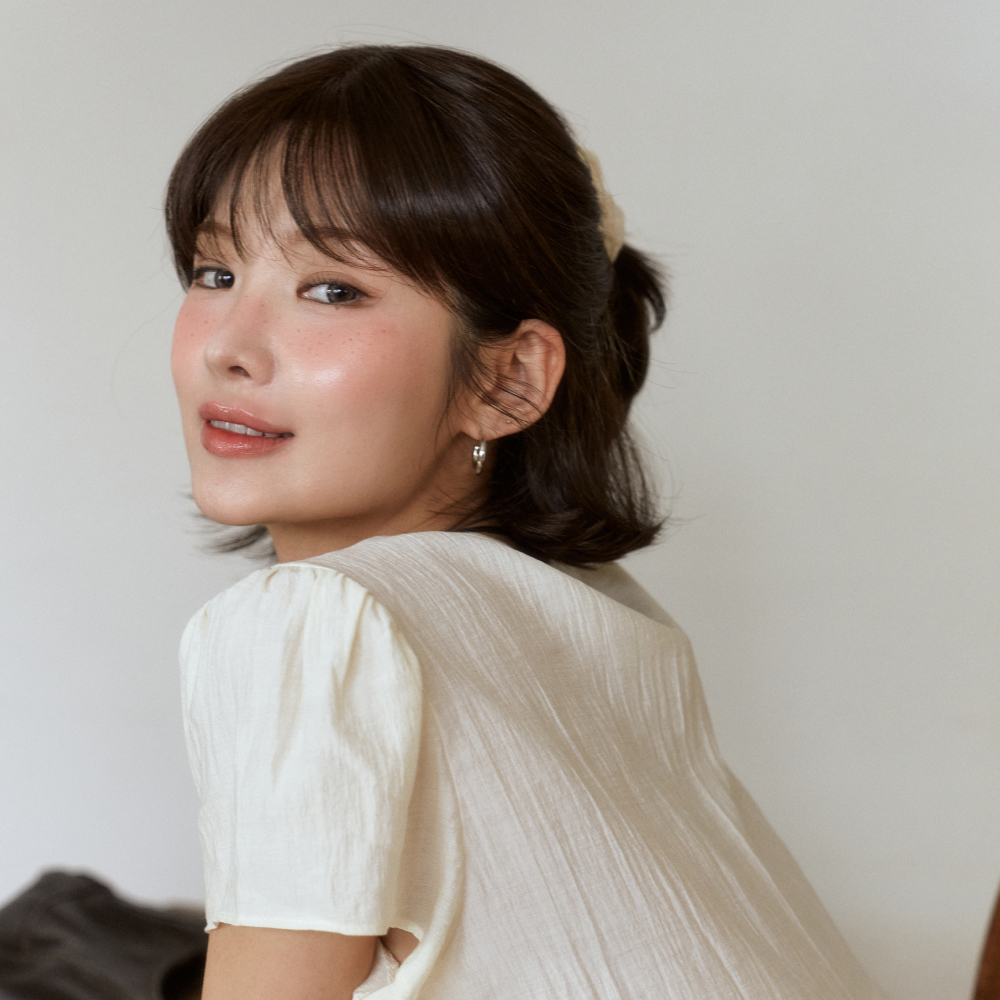 수제통가발 하니 단발 볼륨 보브 C컬펌 자연스러운 이미지 6