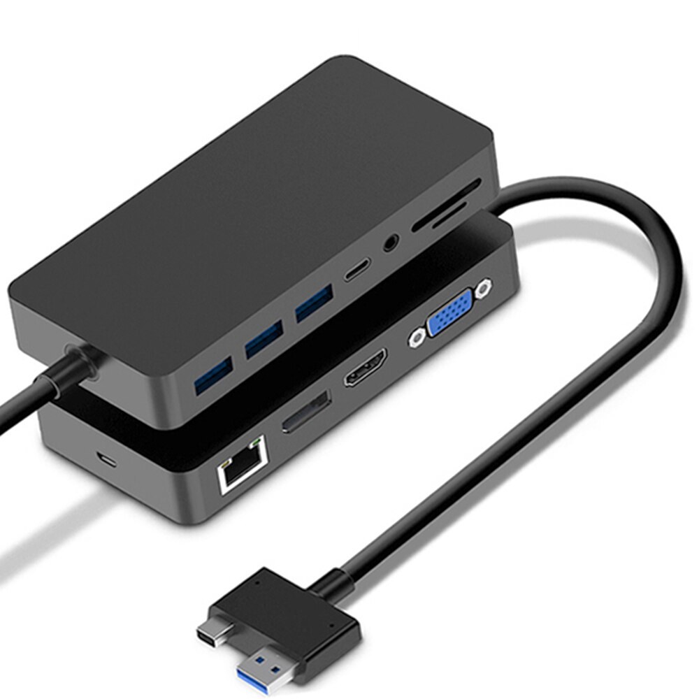 USB허브 서 nid usb멀티허브 무선 DP에서 0 2m 블랙 11in1SH701메가메쉬 - 상품 이미지