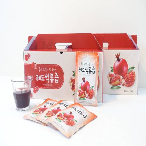 무첨가 무방부제 무색소 NFC 저온착즙 석류즙 100ml 용량비교확인필수 60포, 1개 이미지 7