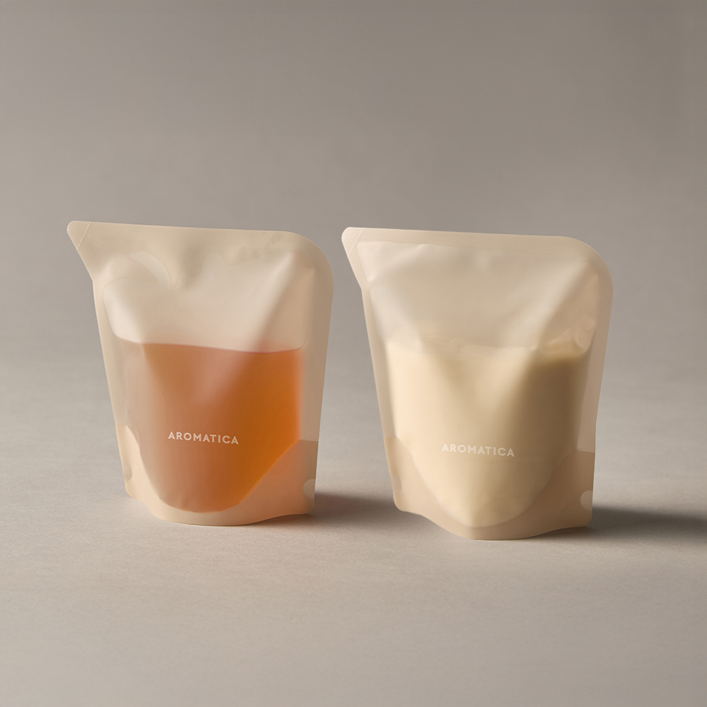 [라운지ONLY/1+1]아로마티카 임브레이스 바디워시/로션 네롤리 & 패츌리 300ML (리필) - 상품 이미지