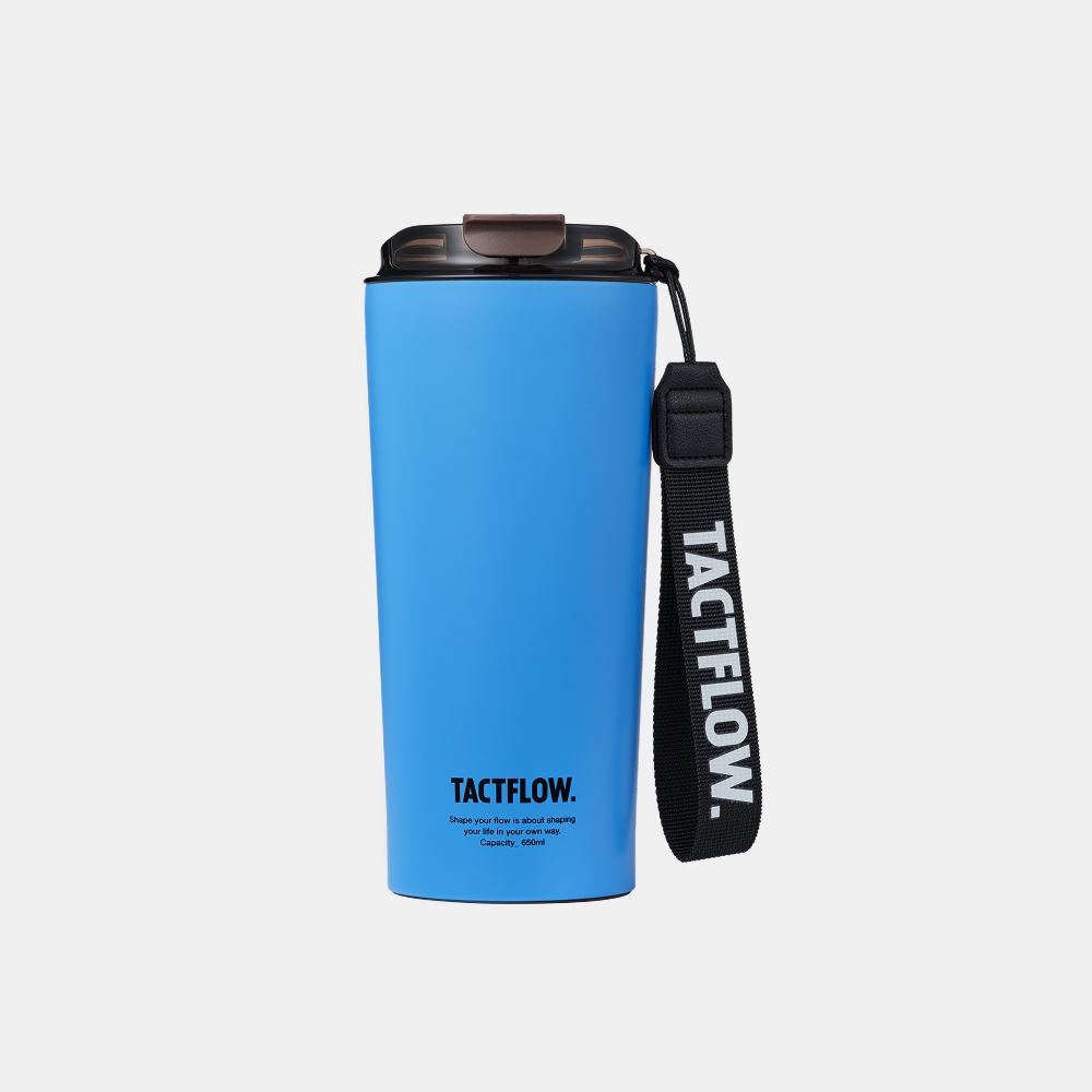 택플로우 세라믹 텀블러 650ml, 포그블루 - 상품 이미지