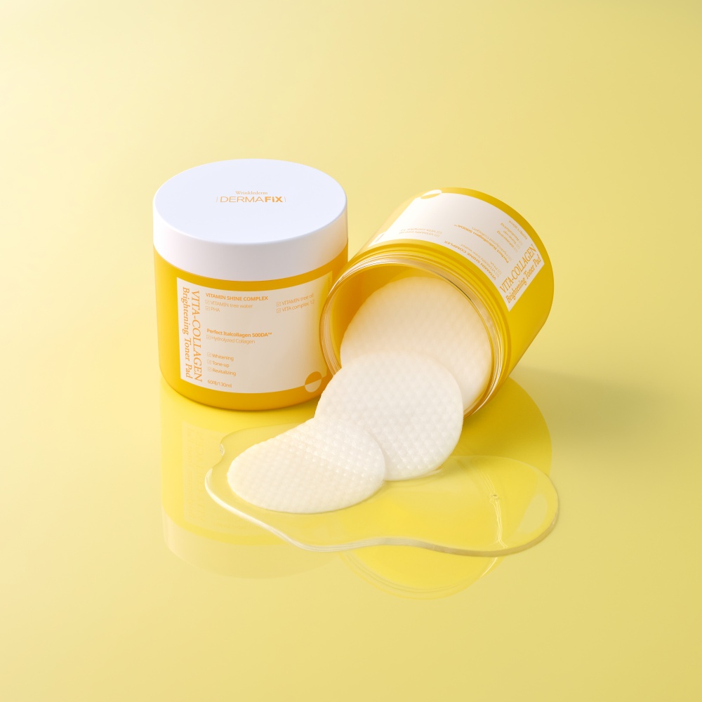 더마픽스 비타콜라겐 브라이트닝 토너패드 60매/130ml - 상세 이미지 4