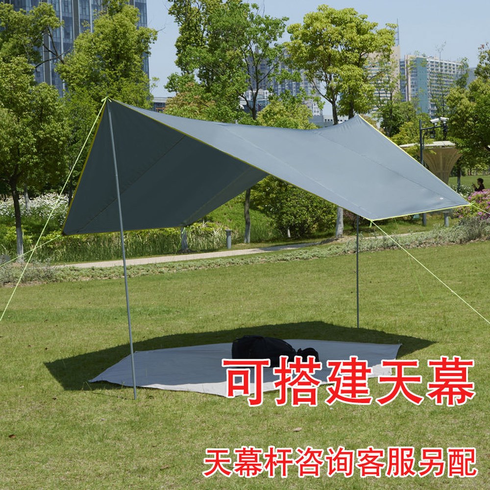 수납주머니 준다 육각 그라운트시트 바닥포 220X260CM 원형 캠핑용 M 원형방수포 그레이 커버 그라운트 M 그레이 220X260CM - 상세 이미지 3