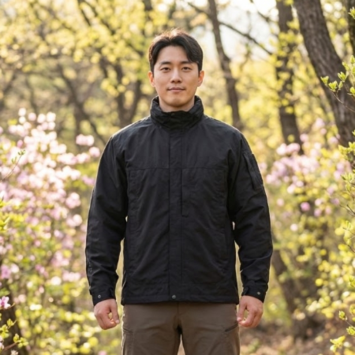 MILLET 밀레 남자 봄 간절기 아웃도어 GTX 고어텍스 방수 등산 바람막이 자켓 - 상품 이미지