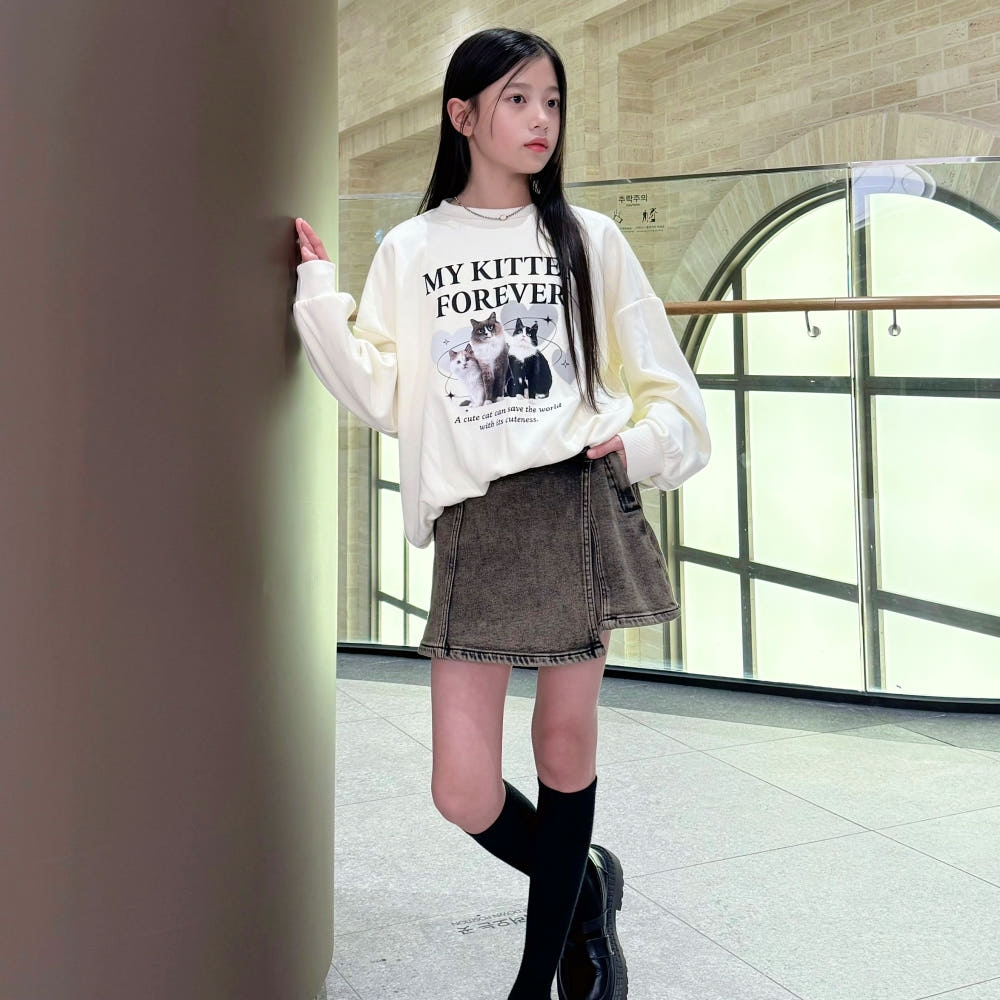 더데이걸 워싱 랩 스커트 팬츠 TGTH24W01 가격 비교 더데이걸 공식스토어 더데이걸 워싱 랩 스커트 팬츠 TGTH24W01