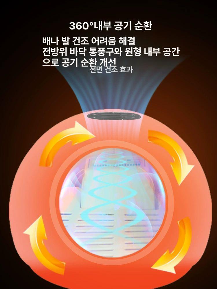고양이 건조기 강아지 털말리기 송풍기 애완 빗드라이기 800W 55L 기본 버전 화이트 - 상세 이미지 3