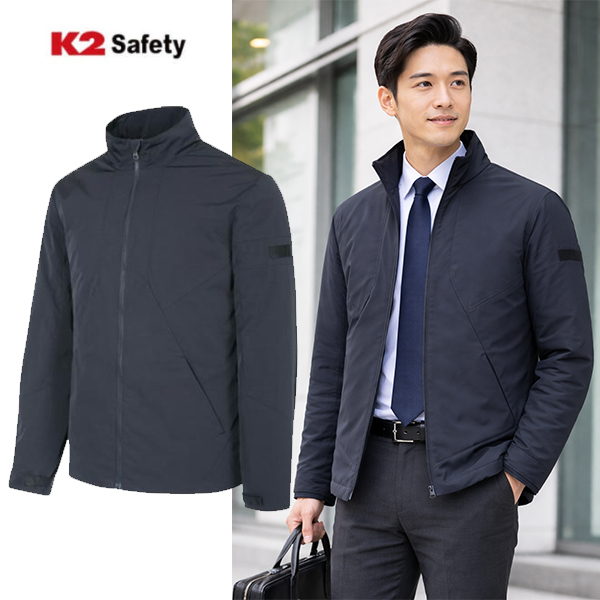 K2 바람막이 남자자켓 봄 가을 회사원 근무복 워크웨어 점퍼 S102 - 상품 이미지