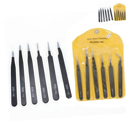 다데 전자 부품 프라모델 정밀 핀셋 6종 세트 DD-10784