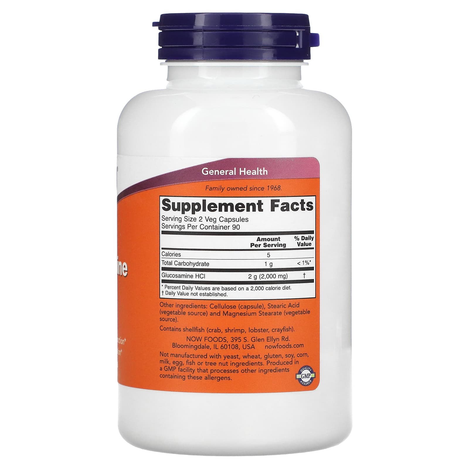 나우푸드 글루코사민 1000 Glucosamine 180캡슐, 2개 - 상세 이미지 2