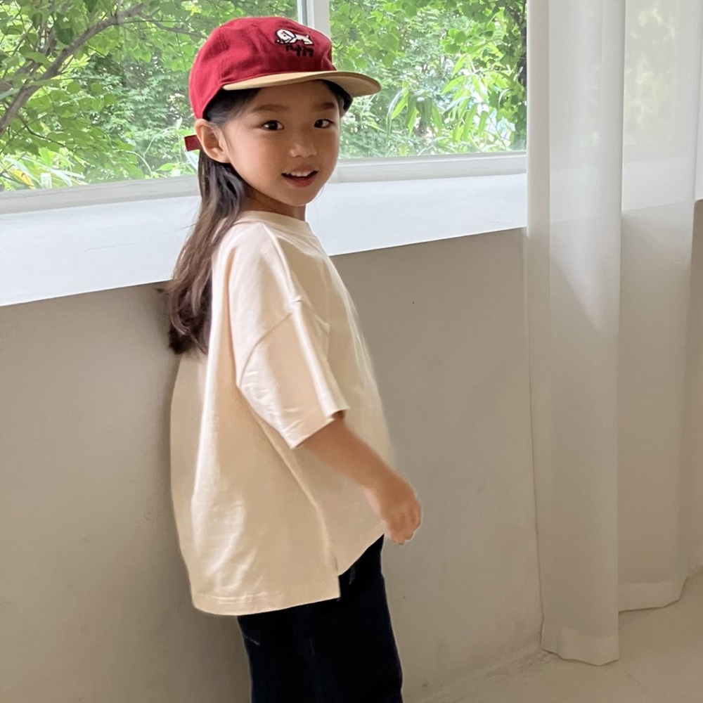 아동티셔츠 기본반팔 등원복 주니어옷 XS-4XL - 상세 이미지 5