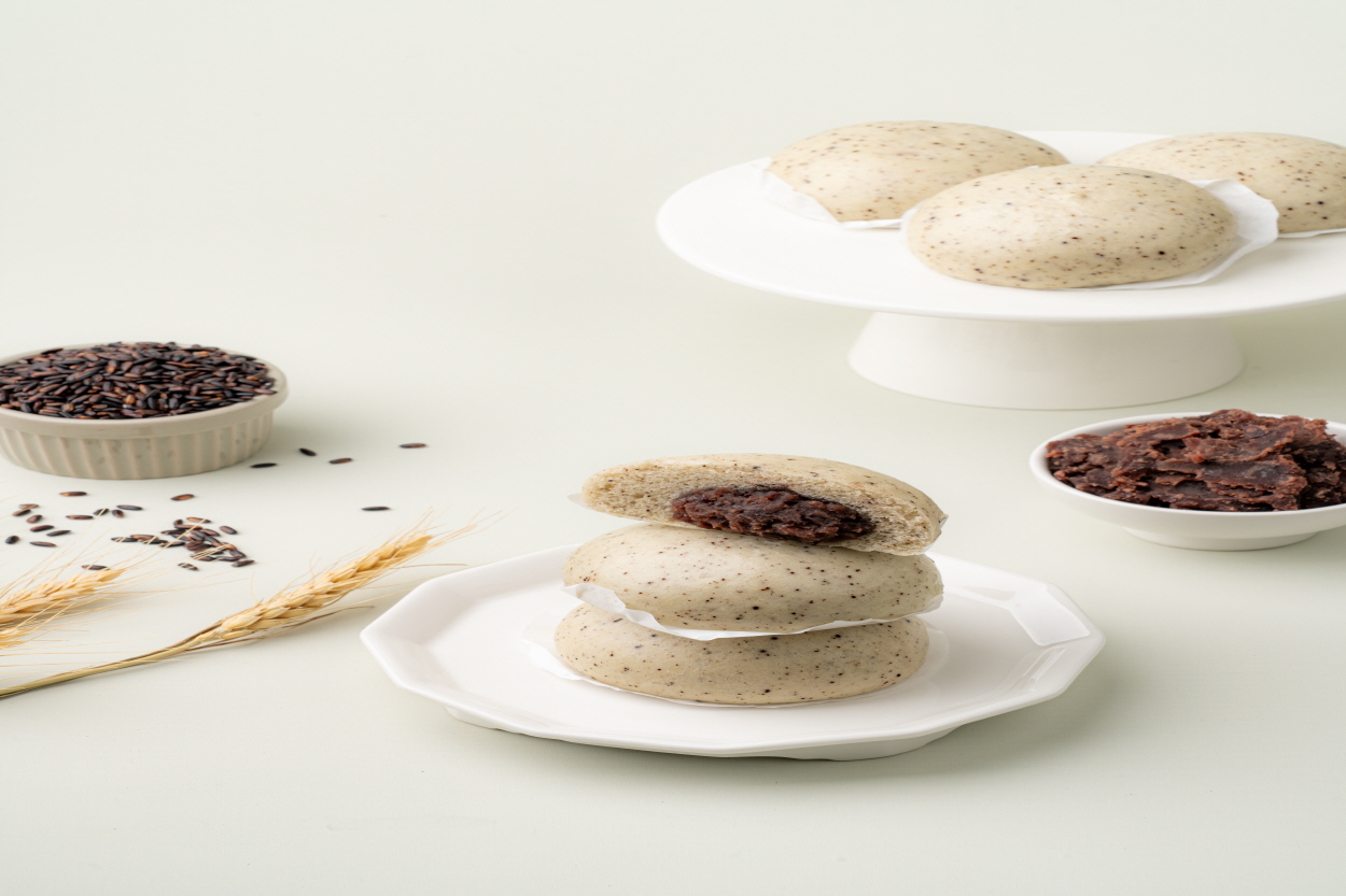 네니아 우리밀 흑미찐빵 400g(50g x 8개) - 상세 이미지 4