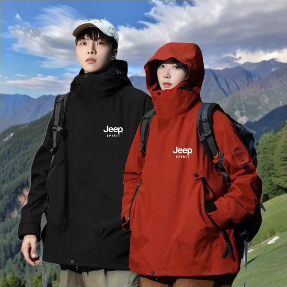 JEEP 3in1 남자 여자 등산복 바람막이 자켓 - 메인 이미지