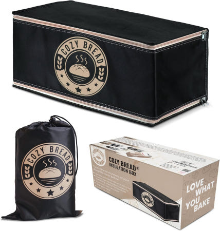 [해외]아늑한 빵® 프로핑 박스 | 10인치 x 21인치 매트와 호환(히트 매트 미포함) 미국 브랜드