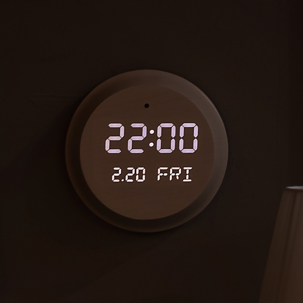 플라이토 무선 LED 방수 디지털 욕실 탁상시계 흡착식 화장실 붙이는 무소음 벽시계 베스룸