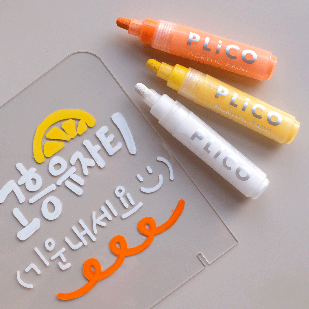 페인트마카 아크릴 마카펜 글라스 페인트 마카 굵은 두꺼운 펜 유리 플리코 볼드펜 제품 이미지