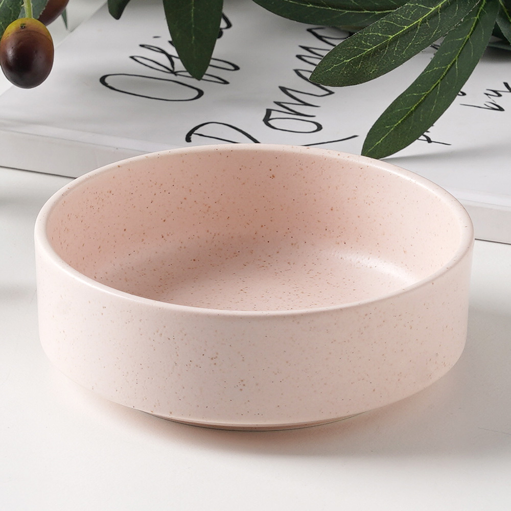 폴카 소스 그릇 도자기 간장 초장 와사비 종지 1개, 11.2cm, 핑크 - 상품 이미지