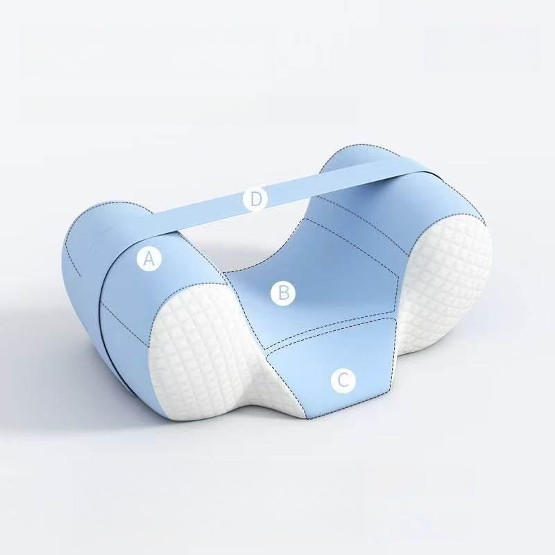 블루바구니 성형베개 기능성 주름방지 코 양악 회복 라이트블루 6-6cm - 상품 이미지