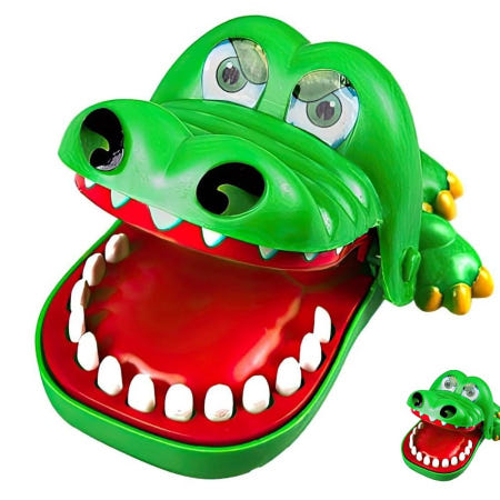 [성광교역]악어이빨 복불복 룰렛 누르기 벌칙 내기 놀이 보드 게임 보드카페 카지노