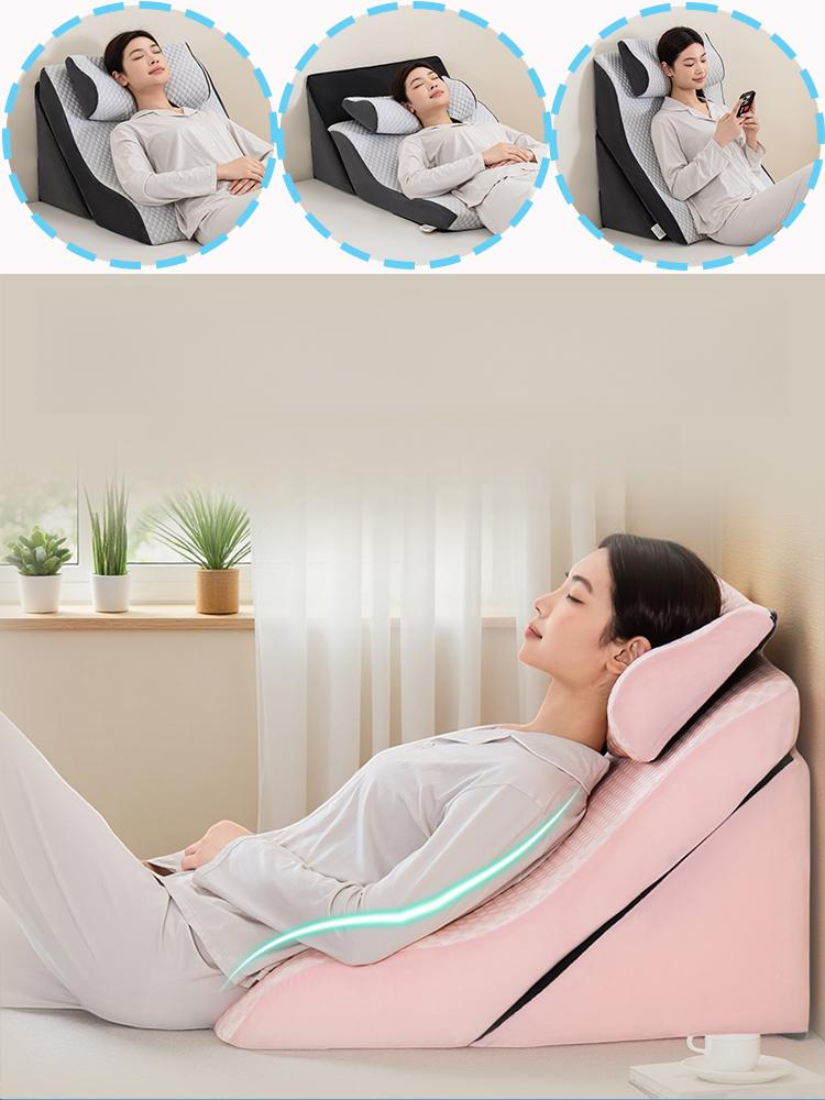 블루바구니 성형베개 포근한느낌 수술 회복 관리 y01 라이트럭셔리블랙 고밀도 스펀지+초광폭 대형 - 상세 이미지 2