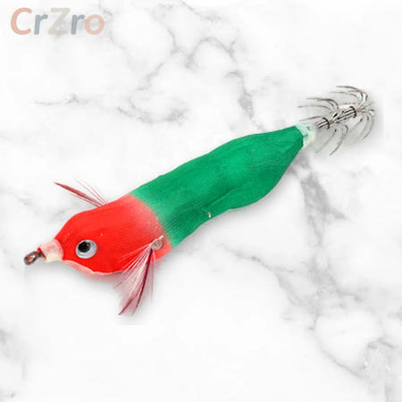 더블킬 전자 에기 수박고추장 LED 주꾸미 갑오징어 바다낚시 축광 채비용 1개