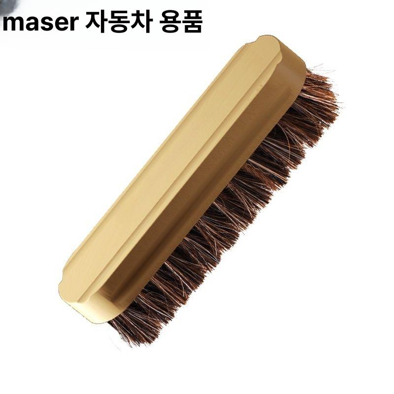 철브러쉬 밀대형 청소솔 화장실 쇠솔 산업용 브러시 막대 말털 브러시 + 먼지 제거용 부드러운 브러시 - 상세 이미지 5
