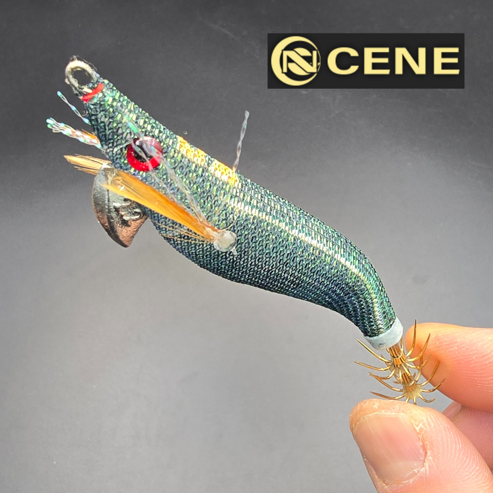 세네에기 이카 드롭퍼 쭈꾸미 갑오징어 낚시 드로퍼 한치 CENE 카포스 CE-046 꿀벌, 7cm - 상세 이미지 4