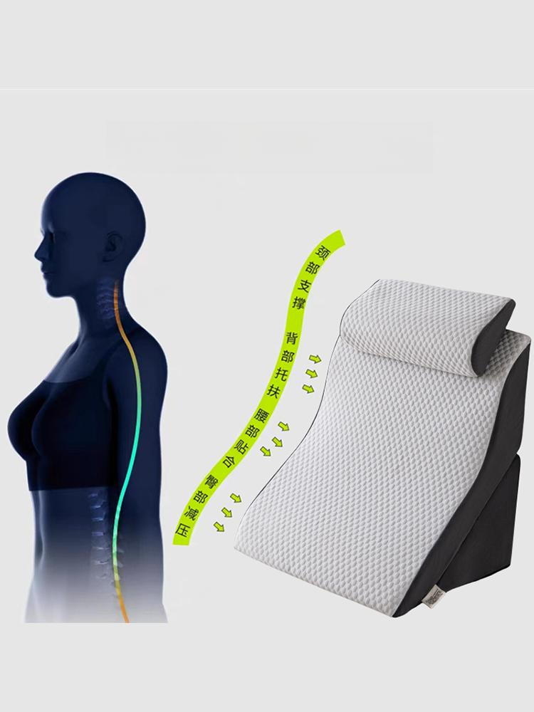 블루바구니 성형베개 포근한느낌 수술 회복 관리 y01 라이트럭셔리블랙 고밀도 스펀지+초광폭 대형 - 상세 이미지 3