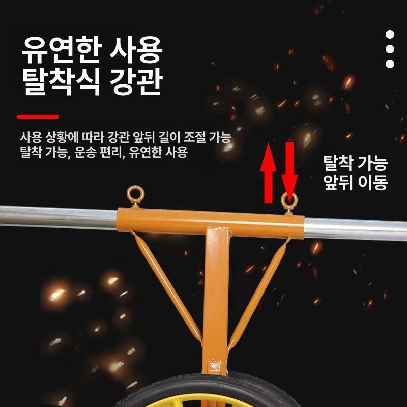 경계석 집게 보도블럭 석재 클램프 콘크리트 보강토 벽돌 두꺼운 공기 바퀴 150kg 클램프 포함 - 상세 이미지 4