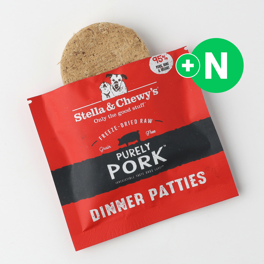 (N포인트) 스텔라앤츄이스 디너패티 돼지고기, 10g, 1개 - 상품 이미지
