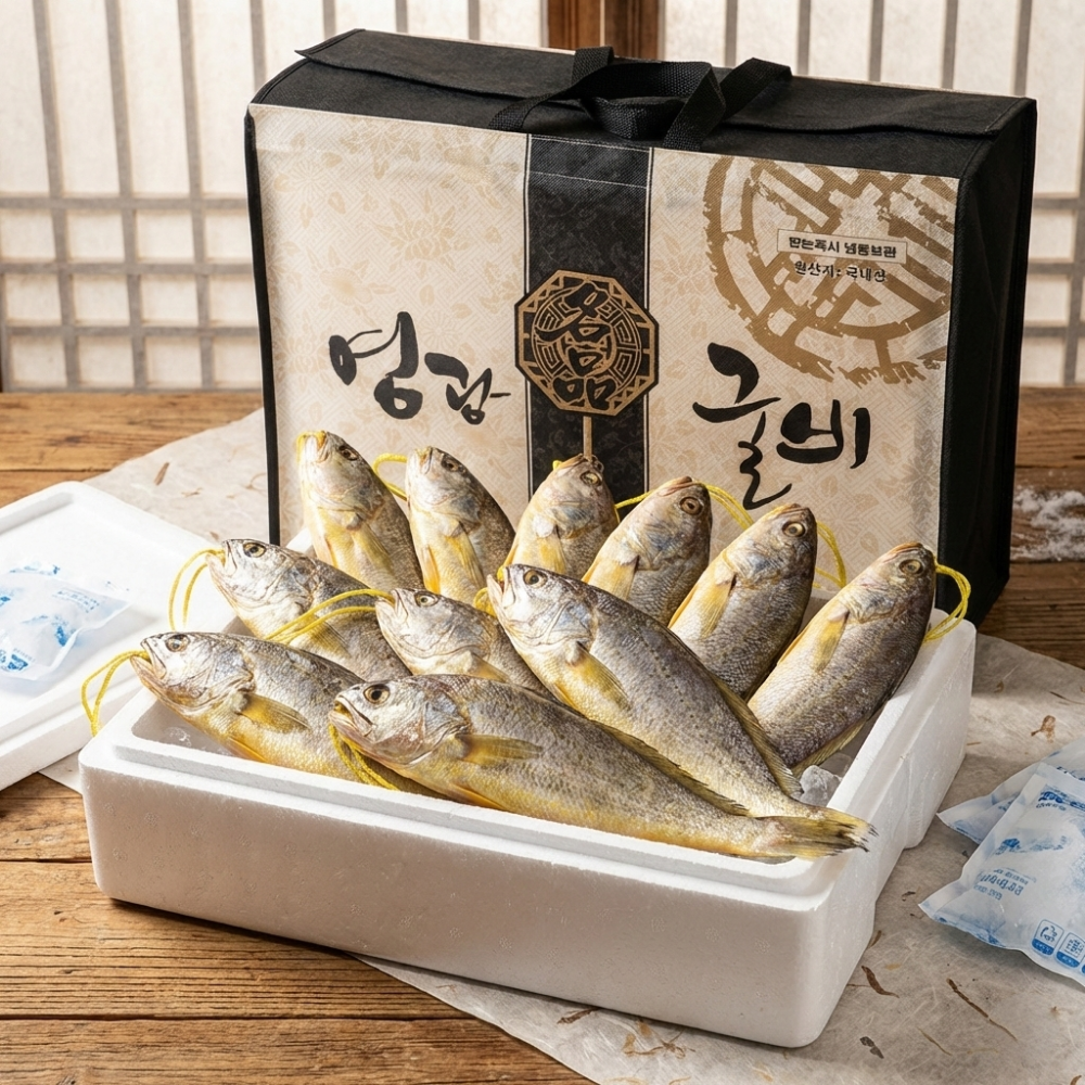 프리미엄 영광굴비 선물세트 20미 1.5kg 국내산 법성포 - 상품 이미지