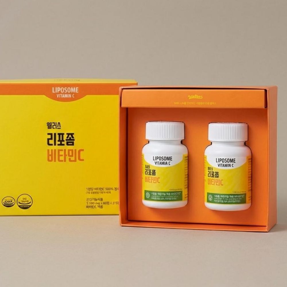 웰러스 리포좀 비타민C 1100mg 60캡슐 메가도스 - 상세 이미지 5