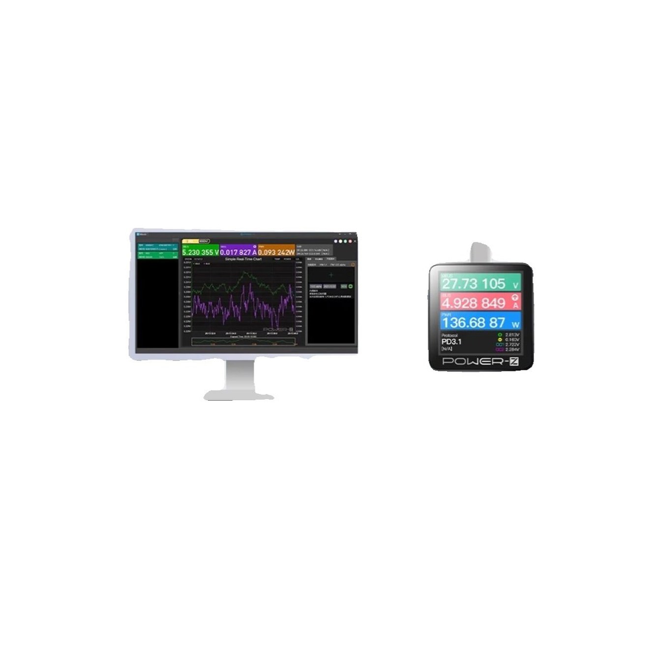 POWERZ 충전 PD KT002 240W EPR KM003C Charger 골드KM001 - 상세 이미지 2