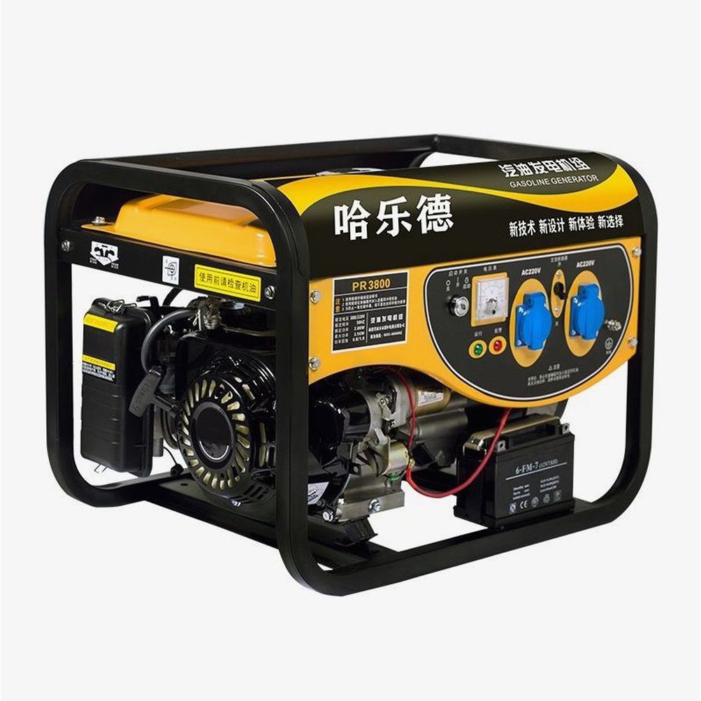 무소음발전기 삼상 380V 캠핑 4000W 이동식 3500W 220V 목공 1 650W 식 가솔린 가솔린 220v - 상품 이미지