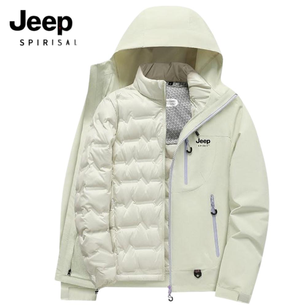 JEEP 3in1 패딩 내피 탈착 등산자켓 방수 방풍 바람막이 상의 - 메인 이미지