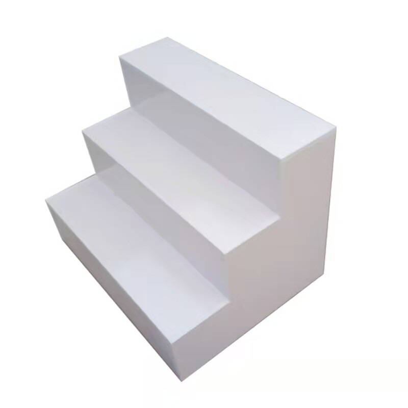 계단식 진열대 매대 전시대 매장 가방 반지 마트 약국 디스플레이 선반 진열장 2단 계단 80x40x40cm - 상품 이미지