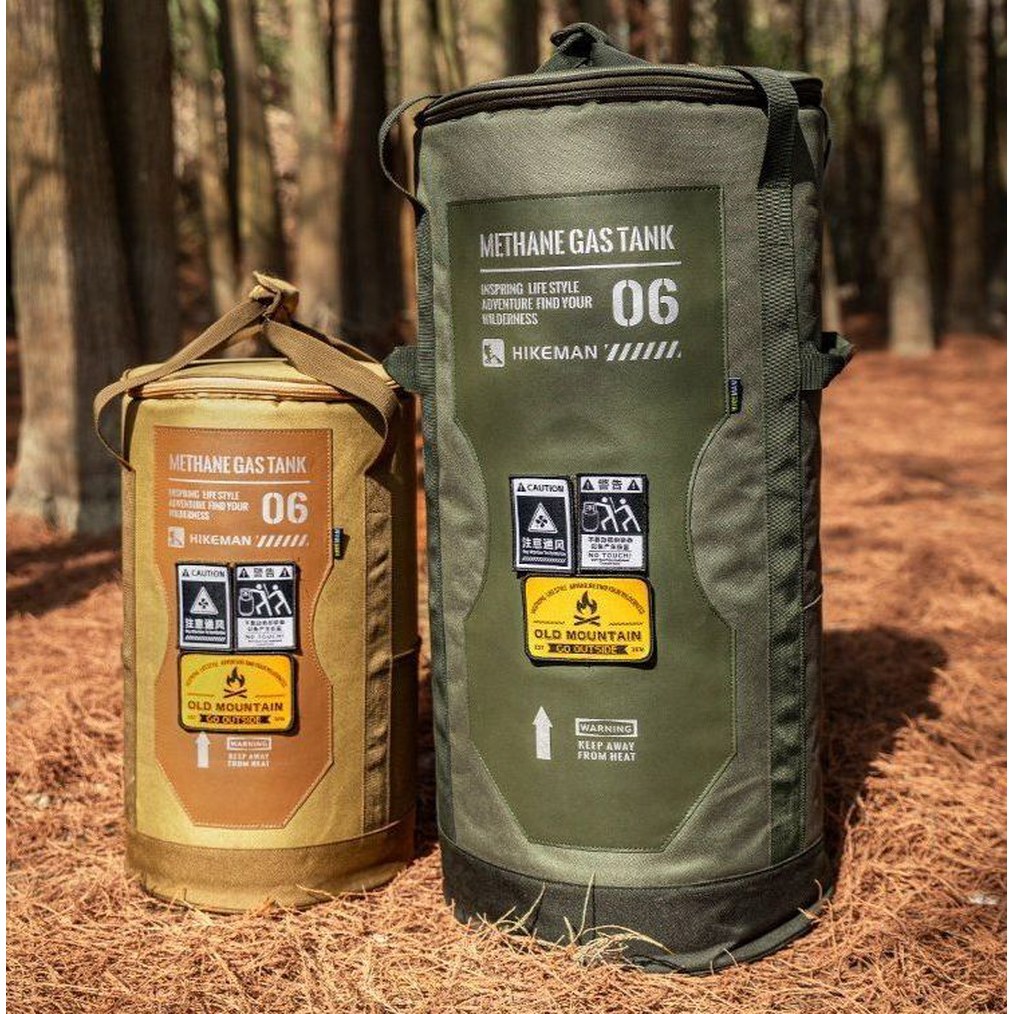 캠핑용 보관 알루미늄 장비 용품 초경량 휴대용 야외용 1 밀리터리 그린 스몰 사이즈 5KG LPG - 상품 이미지