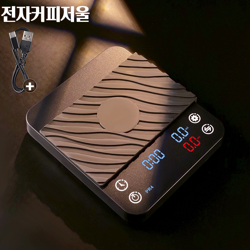 커피저울 전자저울 에스프레소 핸드드립 카페 바리스타 주방 계량 디지털 - 상세 이미지 2