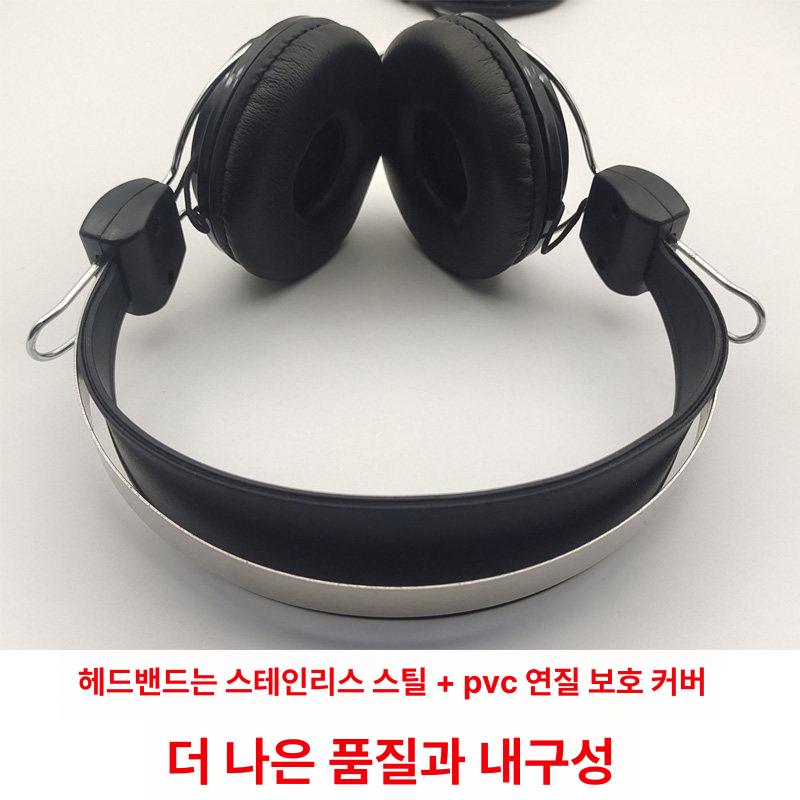 헤드폰 편귀형 편이형 착용감 밀폐형 유선 한쪽 타입 1m 케이블 미포함 - 상세 이미지 5
