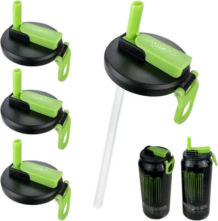 DIPESI [해외]에너지 드링크 캔 색상에서 영감을 받은 DIPESI 4 팩 소다 뚜껑 - 표준 12온스/16온스 캔에 맞습니다 K01-P4