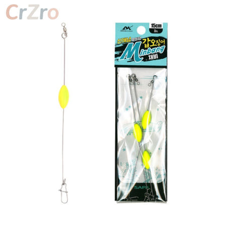 싸파 더블킬 민뱅채비 15cm 3개입 유동 갑오징어 채비 SDK MBG15 1세트