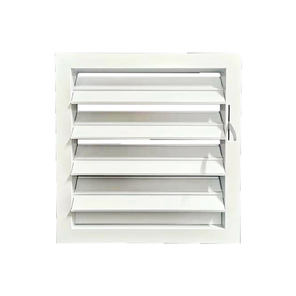 환풍구 배기 커버 루버 덮개 200x200mm 배출구 조정 외벽 스테인리스 기타 블라인드 - 상품 이미지