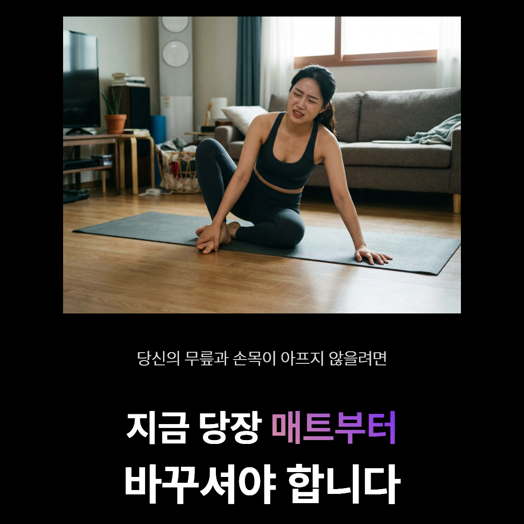 [대형] 발란스랩 NBR 요가매트 20mm 두꺼운 홈트 헬스 매트 - 상세 이미지 3